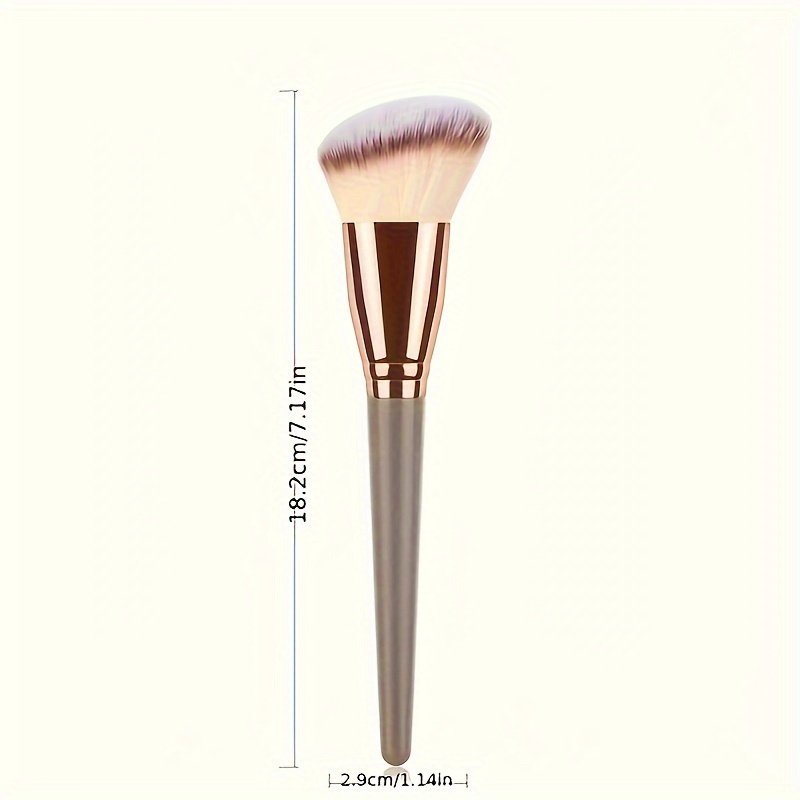 Premium Nylon Bristle Contour Brush angled design