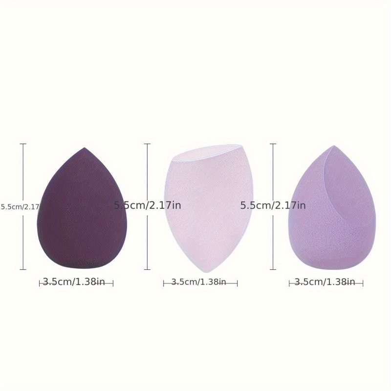4PCS Makeup Sponge Beauty Blender Set - Ultra-Soft, Seamless Blend for Liquid Foundation, Durable & Bouncy