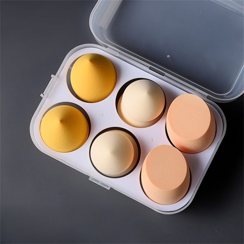 4PCS Premium Makeup Sponge Set - Bouncy Beauty Blender, Soft for Wet & Dry Use