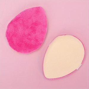 1pc Water Drop Shaped Powder Puff - Latex-Free, Double-Sided, for Flawless Face Makeup