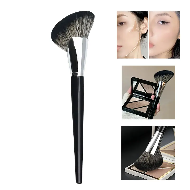 Premium Fan-Shaped Face Contour Brush Set
