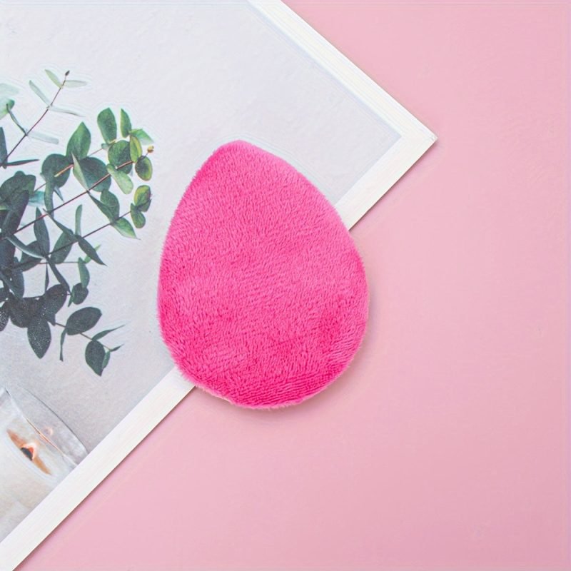 1pc Water Drop Shaped Powder Puff - Latex-Free, Double-Sided, for Flawless Face Makeup