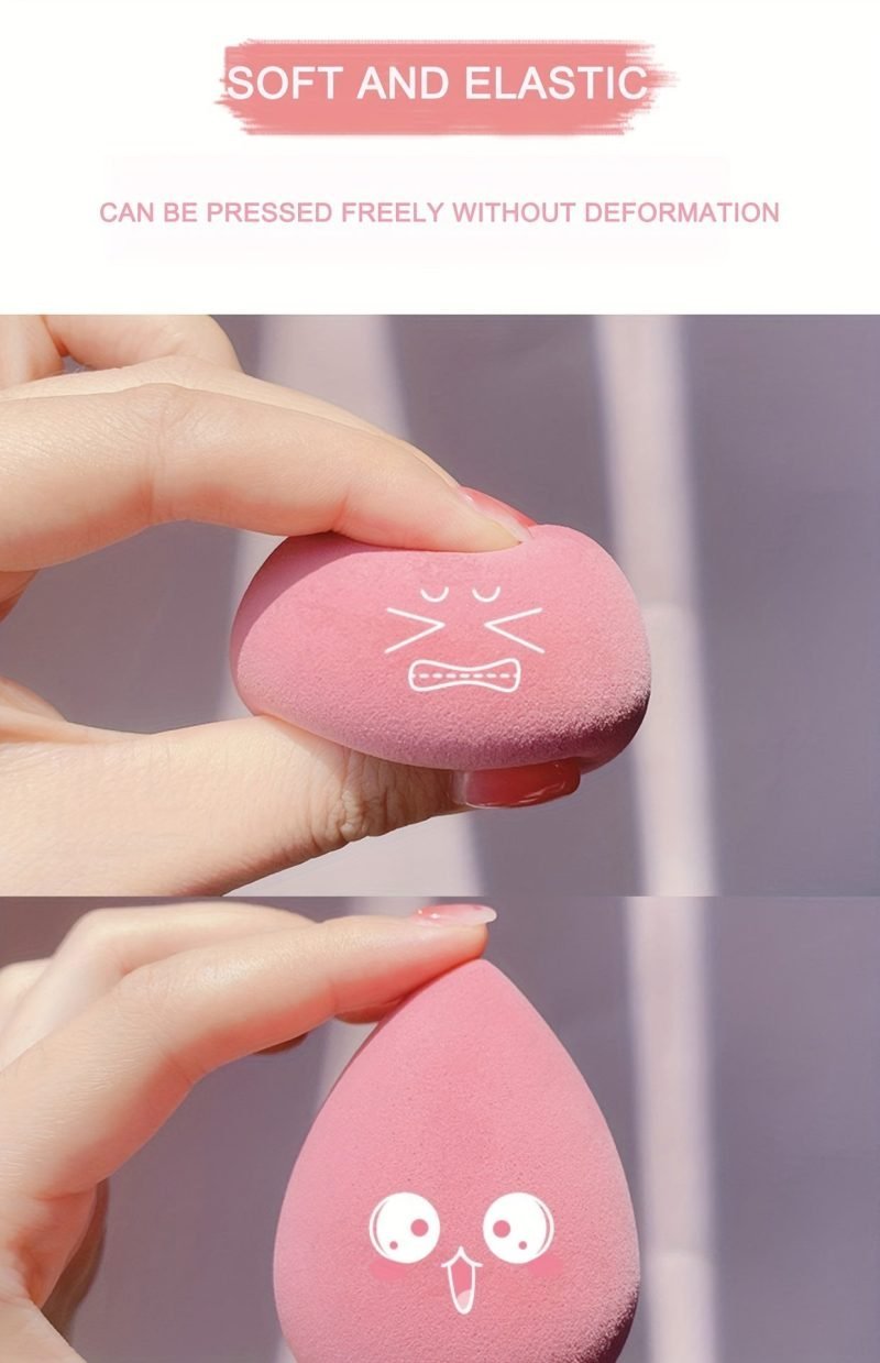 4PCS Makeup Sponge Beauty Blender Set - Ultra-Soft, Seamless Blend for Liquid Foundation, Durable & Bouncy