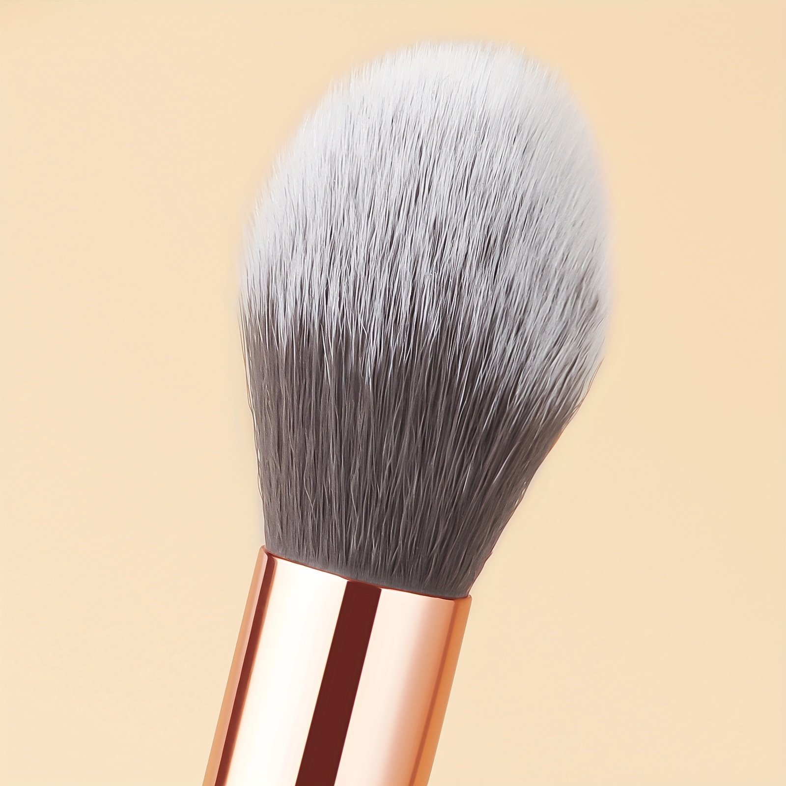 Close-up of soft angled bristles on Flame Highlighter Brush